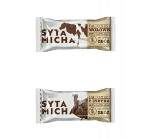 SYTA MICHA Batoniki przysmaki zestaw psa 2 x 25g