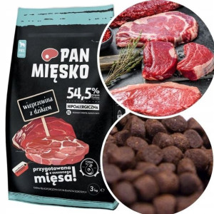 Pan Mięsko Karma Dla Psa Wieprzowina Dzik Xl 9kg