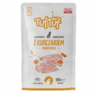 TUF TUF Saszetka dla psa Kurczak z Marchewką 500g
