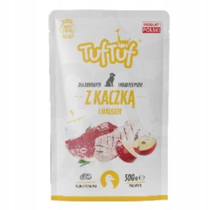TUF TUF Saszetka dla psa Kaczka z Jabłkiem 500g