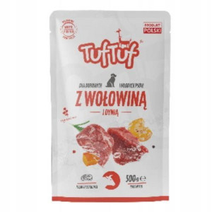 TUF TUF Mielonka karma dla psa Wołowina Dynia 500g