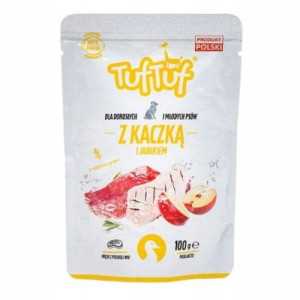 TUF TUF Karma mokra dla psa z Kaczką Jabłkiem 100g