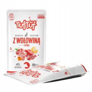 TUF TUF Saszetka dla psa Wołowina z Dynią 300g