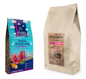WIEJSKA ZAGRODA Karma dla szczeniąt 20KG + Gratis