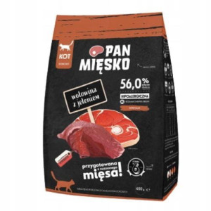 Pan Mięsko Karma dla kota z Jeleniem OMEGA 3 400g