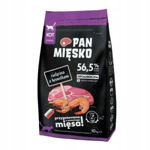 Pan Mięsko Karma dla dorosłego kota Cielęcina 10kg