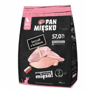 Pan Mięsko Hipoalergiczna dla kociąt Królik 400g