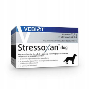 VEBIOT Lek uspokojenie stres psa Stressoxan Dog 60