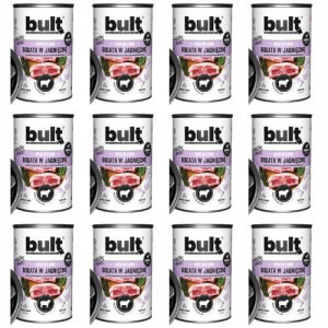 BULT Karma mokra psa z Jagnięciną 12 x 400g puszki