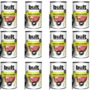 BULT Karma mokra dla psa Wołowina 12 x 400g puszki