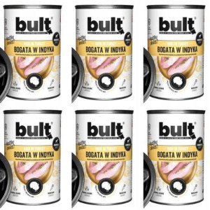 BULT Karma dla psa Indyk Kong lickimat 6 x 400g