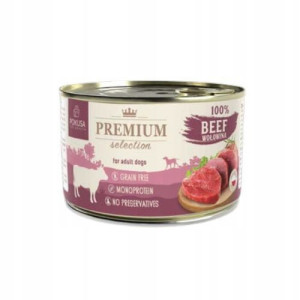 Pokusa Premium Selection karma psa Wołowina 400g