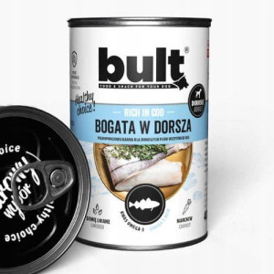 BULT Karma rybna dla psa Omega 3 z Dorsza 400g