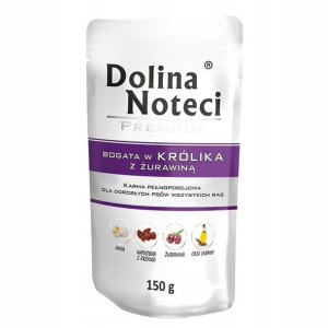 DOLINA NOTECI Karma psa Królik z Witaminami 150g