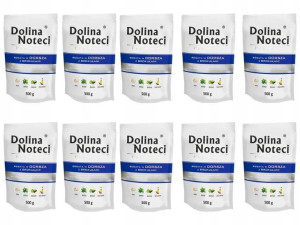 DOLINA NOTECI Karma rybna dla psa Dorsz 10 x 500g