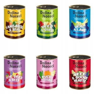 DOLINA NOTECI SuperFood dla psa Mix Smak 6 x 400g