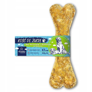 BOSKIE SMAKI Kość ze skóry wołowej psa SENIOR 115g