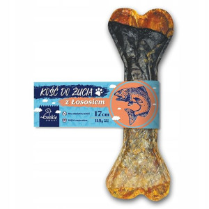 BOSKIE SMAKI Kość do żucia ŁOSOŚ psa 17cm / 115g