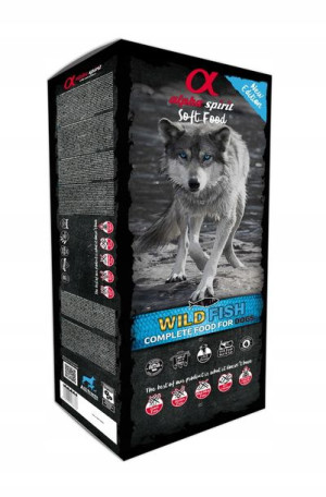 ALPHA SPIRIT Wild Fish karma sucha miękka pies 9kg