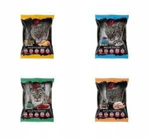 ALPHA SPIRIT Przysmaki dla kota 50g MIX Smaków x 4
