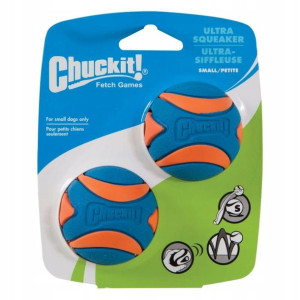 Chuckit ULTRA SQUEAKER SMALL 2PAK piłka psa - 5cm