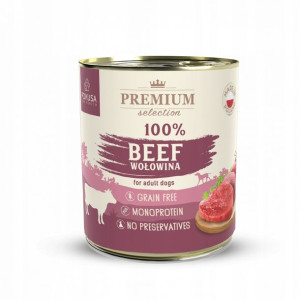 Pokusa Premium Selection karma psa z Wołowiną 850g