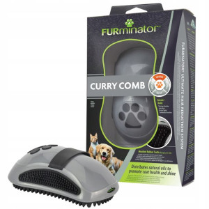 FURminator CURRY COMB Gumowe zgrzebło do czesania