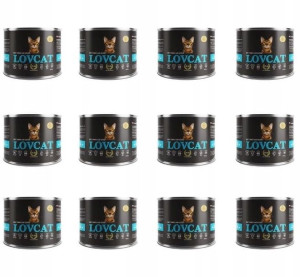 LOVCAT TURKEY GOOSE psa Indyk Gęś 12 x 200g ZESTAW