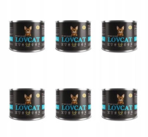 Lovcat Pure Turkey Goose Indyk Gęś 6 X 200g Zestaw