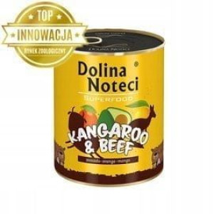 DOLINA NOTECI Karma Kangur z Wołowina 800g puszka