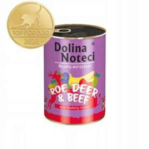 DOLINA NOTECI Karma mokra kota Sarna Wołowina 400g