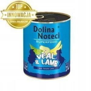 DOLINA NOTECI karma psa Cielęcina Jagnięcina 800g