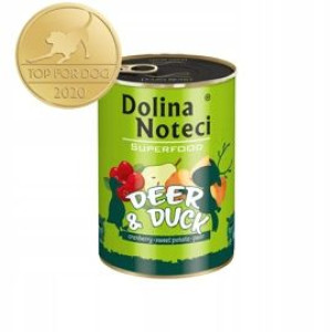 DOLINA NOTECI Karma mokra psa Jeleń z Kaczką 400g