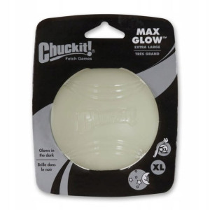 Chuckit! MAX GLOW BALL dla psa Świeci po zmroku XL