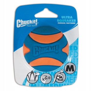 Chuckit ULTRA ULTRA SQUEAKER BALL MEDIUM Piłka psa