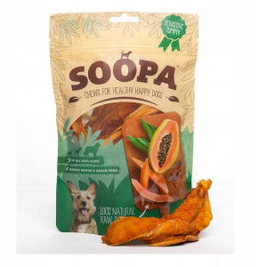 SOOPA Chews Papaya 100g Suszony przysmak PAPAJA