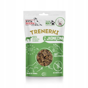 SYTA MICHA Gryzaki Trenerki z Jagnięciną psa 80g