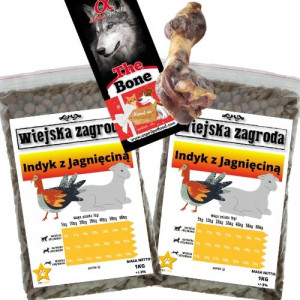 Wiejska Zagroda Indyk Z Jagnięciną 2kg + Gratis