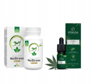POKUSA uspokojenie psa tabletki 60szt + CBD OIL 6%