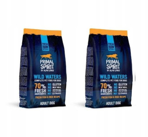 PRIMAL SPIRIT Alpha WildWaters 1kg karma x2 ZESTAW