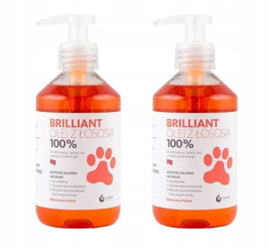 BRILLIANT SALMON OIL Olej z łososia norweskiego x2