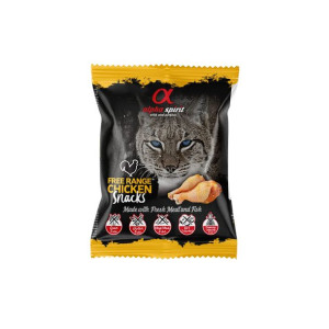 ALPHA SPIRIT Smakołyki dla kota kostki KURCZAK 50g