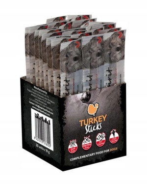 Mięsne paluszki nagroda STICKS psa INDYK 10x30g