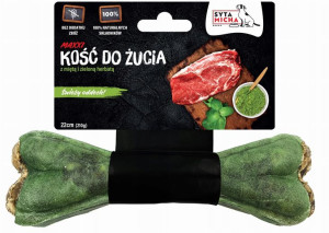 SYTA MICHA Twardy gryzak kość na oddech psa 22cm
