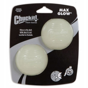 Chuckit! MAX GLOW BALL piłka dla psa 2PAK MEDIUM