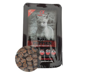 ALPHA SPIRIT Puppies karma półmiękka Tacka 200g