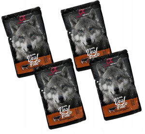 Alpha Spirit Pate psa Pasztet z cielęciny 4x100g