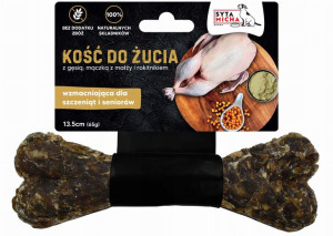 SYTA MICHA Kość do żucia dla psa szczeniąt 13,5cm
