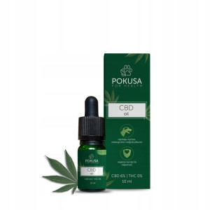 Olejek CBD 6% psa kota zwierząt mocniejszy niż 5%