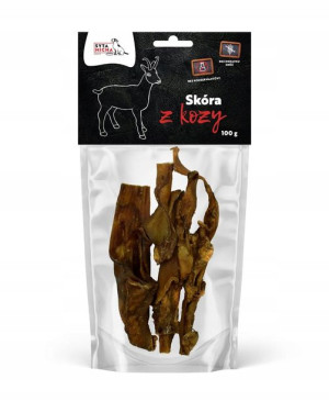 SYTA MICHA Suszona skóra z kozy 100g Smaczki psa